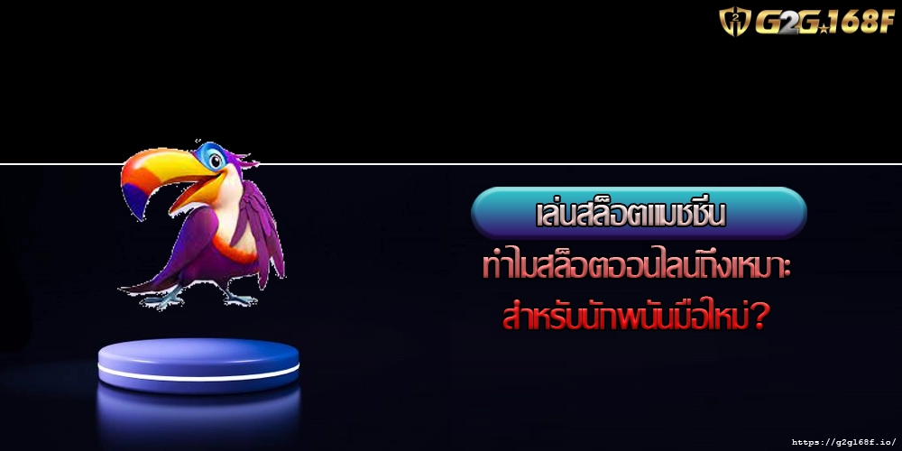 เล่นสล็อตแมชชีน ทำไมสล็อตออนไลน์ถึงเหมาะสำหรับนักพนันมือใหม่?